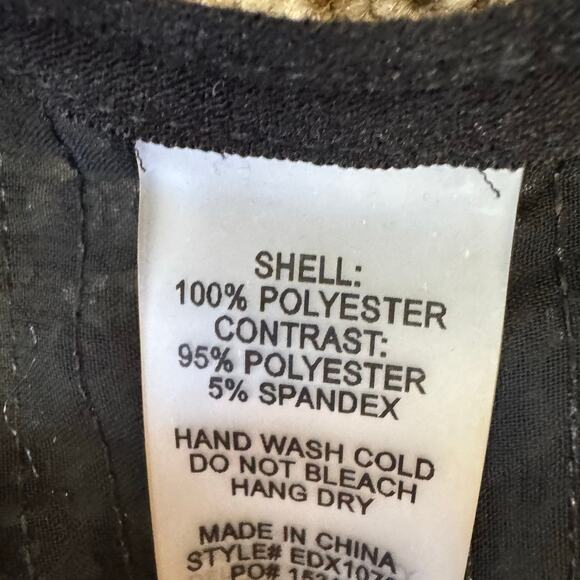 Lulus Black Sequin Tie Shoulder Sheer Top NWT Women's Medium NYE Party Holiday - Picture 8 of 11